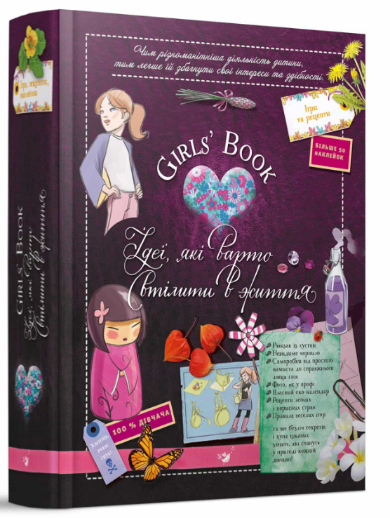Книга для девочек Книга компаньон Girls Book Идеи которые следует ...