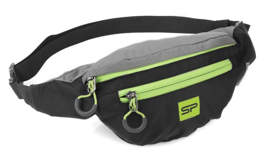 

Сумка на пояс Spokey Boreas Black/Lime