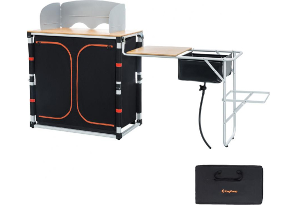 

Складная кухня KingCamp Multifunctional Bamboo Cooking Table Black (KC3942)