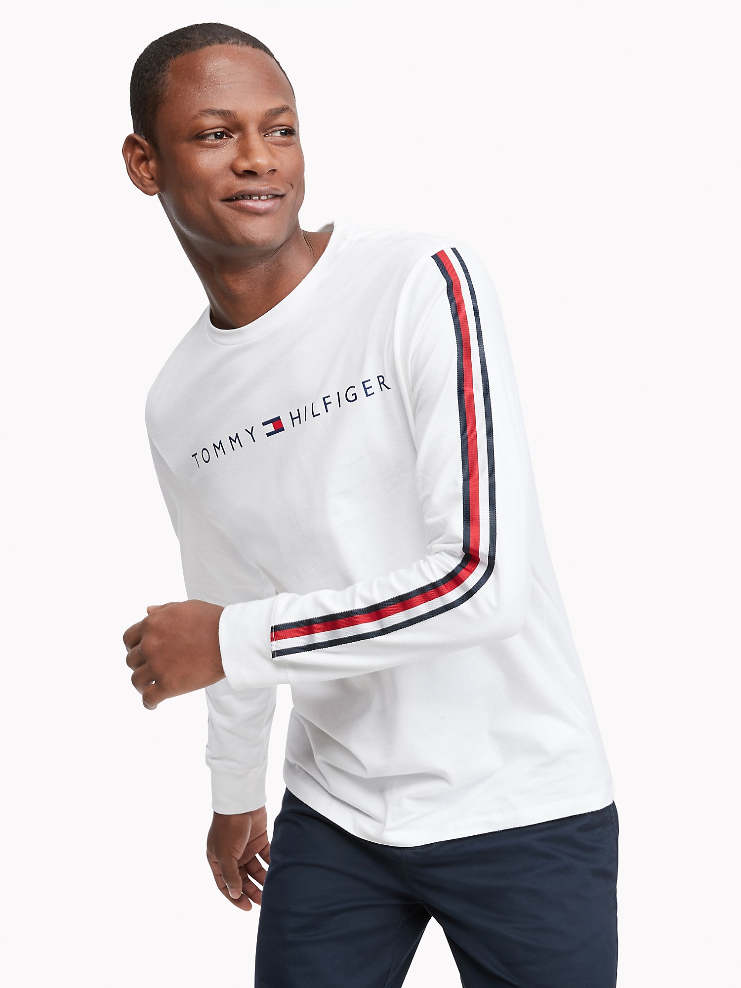

Футболка с длинными рукавами Tommy Hilfiger LONG-SLEEVE STRIPE T-SHIRT