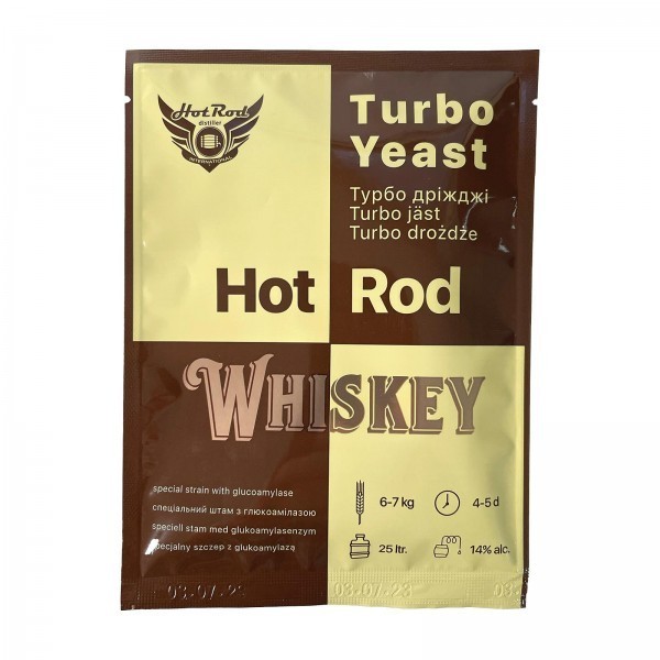 Турбо дріжджі Hot Rod Whiskey на 25 л (71 г) фото, відгуки