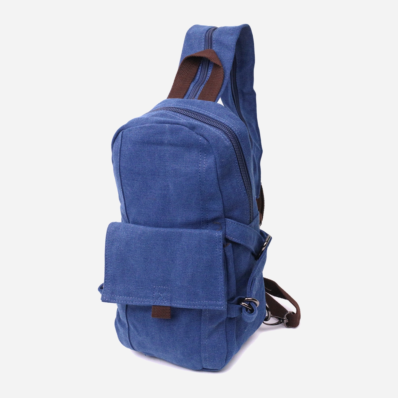 Акція на Сумка-рюкзак чоловіча Vintage leather-22181 6 л Синя від Rozetka
