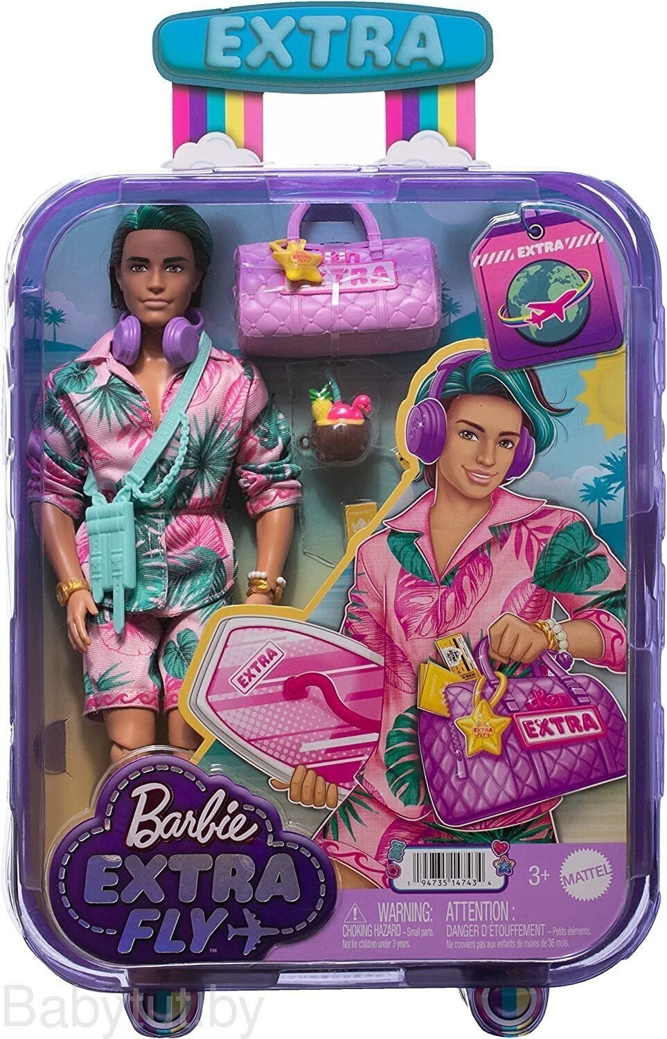 Кукла Mattel Барби Экстра Кен Путешествие Отдых на пляже Barbie Extra Fly  Ken Doll (HNP86) – фото, отзывы, характеристики в интернет-магазине ROZETKA  от продавца: HIT TOY | Купить в Украине: Киеве, Харькове,