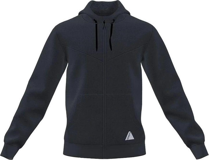 Мужская спортивная кофта Joma INDOOR GYM ZIP-UP HOODIE BLACK черный M ...