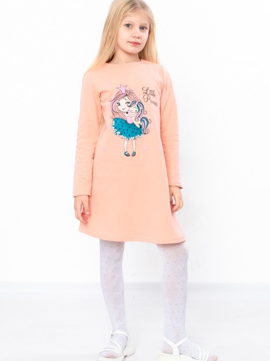Акція на Дитяча тепла сукня для дівчинки Носи своє 6004-023-33 110 см Персик (принцеса) (p-2350-142394) від Rozetka