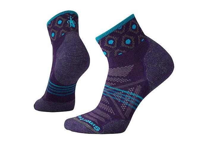 

Термоноски Smartwool Women's PhD Outdoor Light Pattern Mini Socks M, Mountain Purple (591)