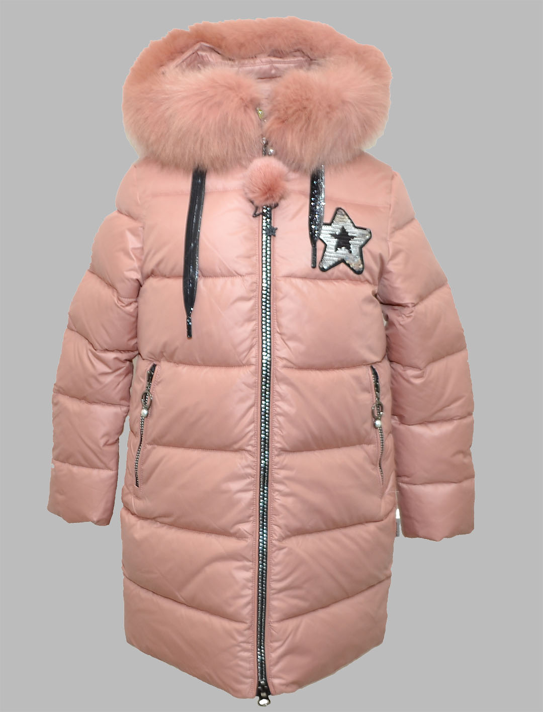 

Пальто Kiko/Donilo ZH5325B 146 см Пудра