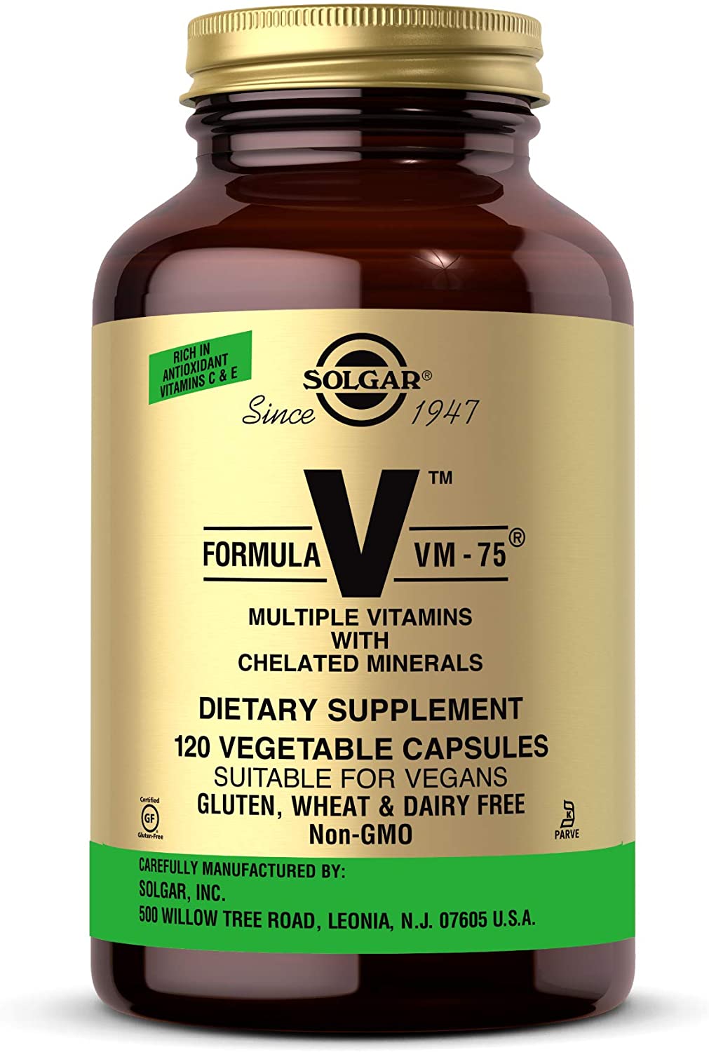 Мультивитамины с хелатными минералами формула Solgar VM-75 Formula VM ...