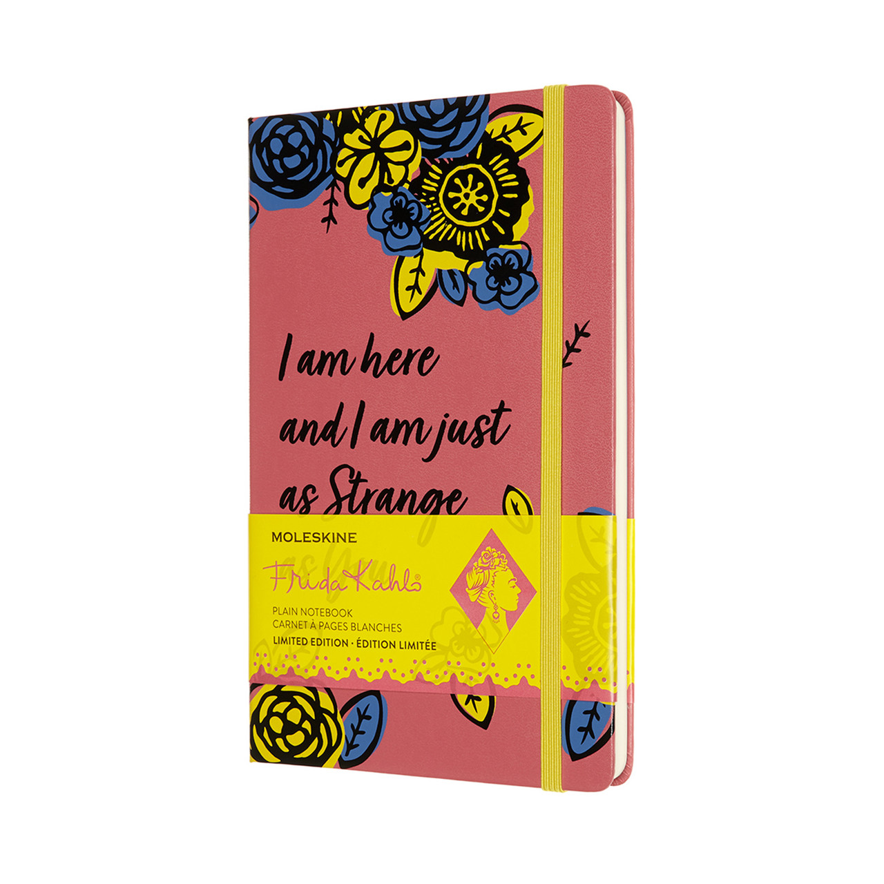 

Блокнот Moleskine Limited Frida (Фрида) Kahlo Средний (13х21 см) с Чистыми листами Розовый (8056420853537)
