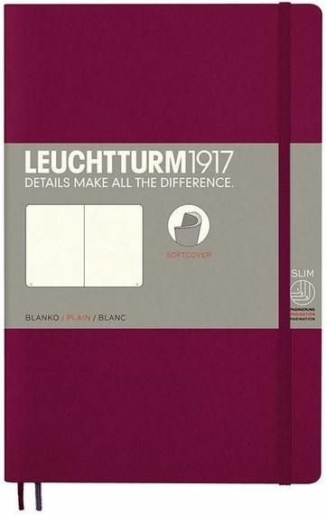 

Блокнот Leuchtturm1917 М'яка обкладинка Paperback B6 (12,5х19 см) Винний Чисті аркуші (359681)