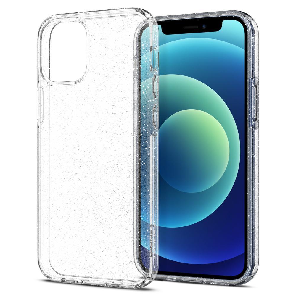 

Чехол Spigen Liquid Crystal Glitter для iPhone 12 Mini Crystal Quartz