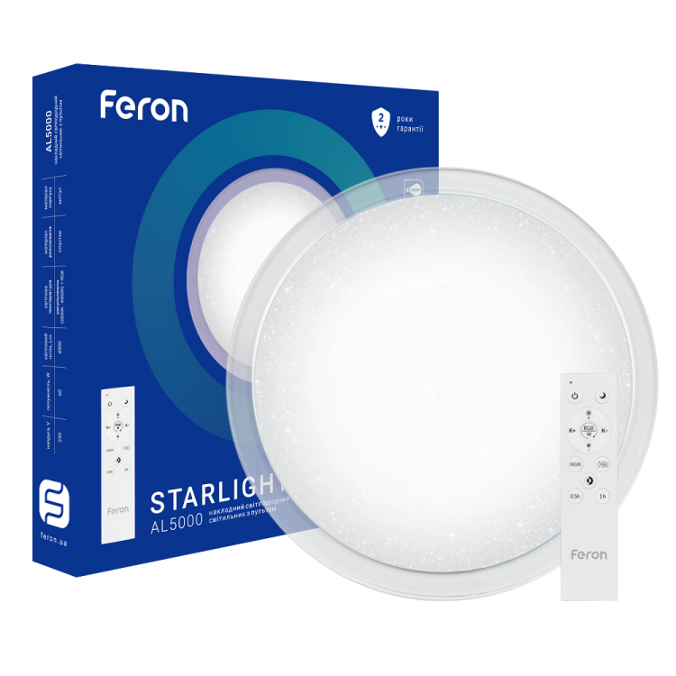 

Светодиодный светильник Feron AL5000-S STARLIGHT 60W