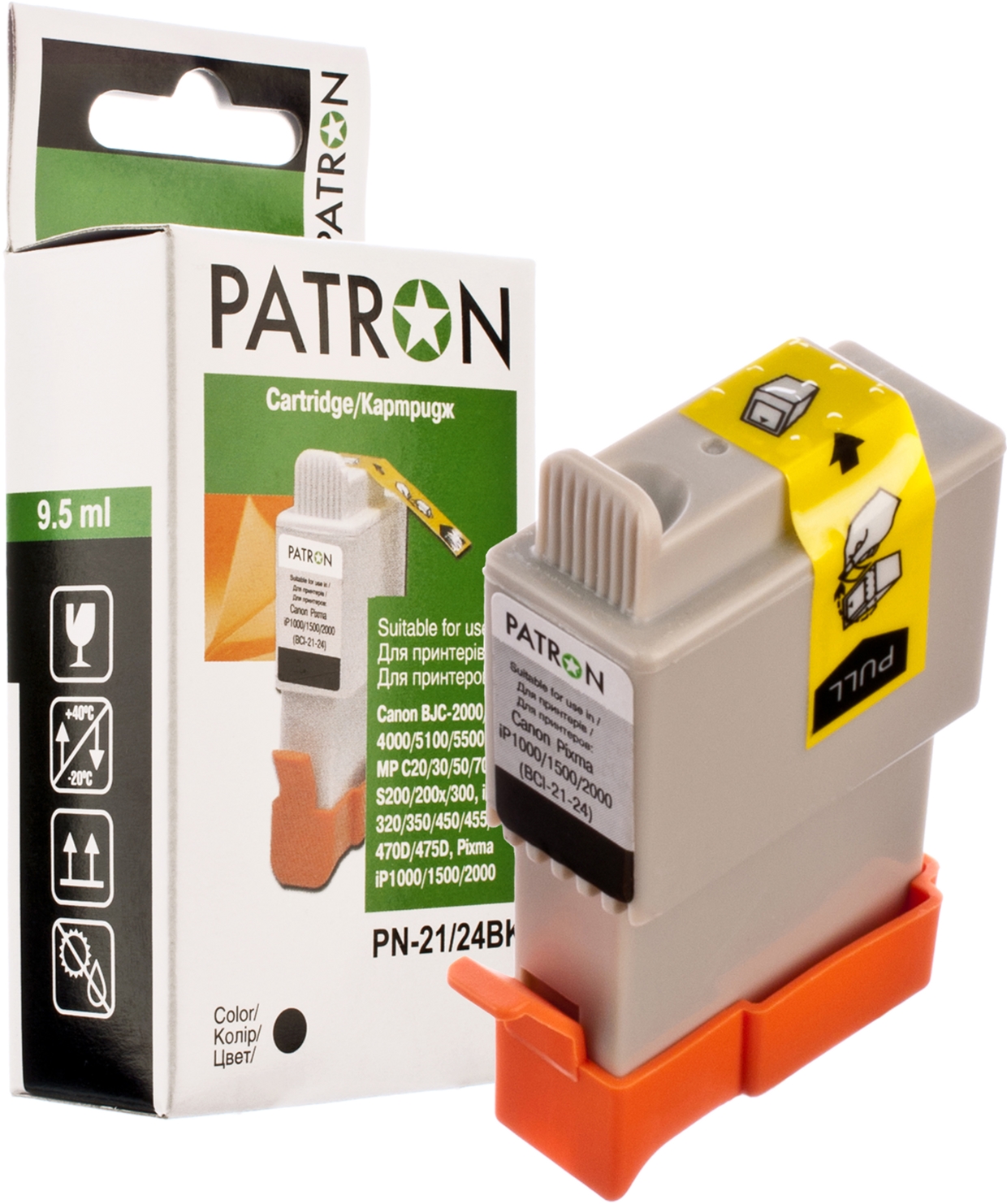 Картридж Patron Canon BCI-24/21 Black (PN-21/24BK) – фото, отзывы ...