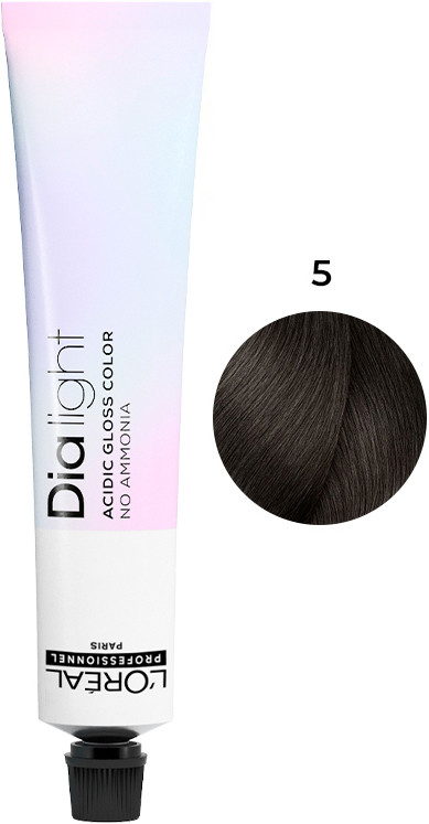 Гель-краска кислотная без аммиака L'Oreal Professionnel DIA Light №5 ...