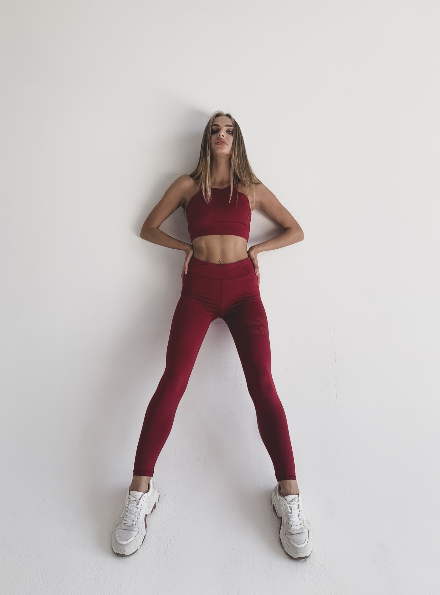 

Спортивный комплект для фитнеса, йоги и тренировок VLADIFIT Бордовый XS=S ART/1003