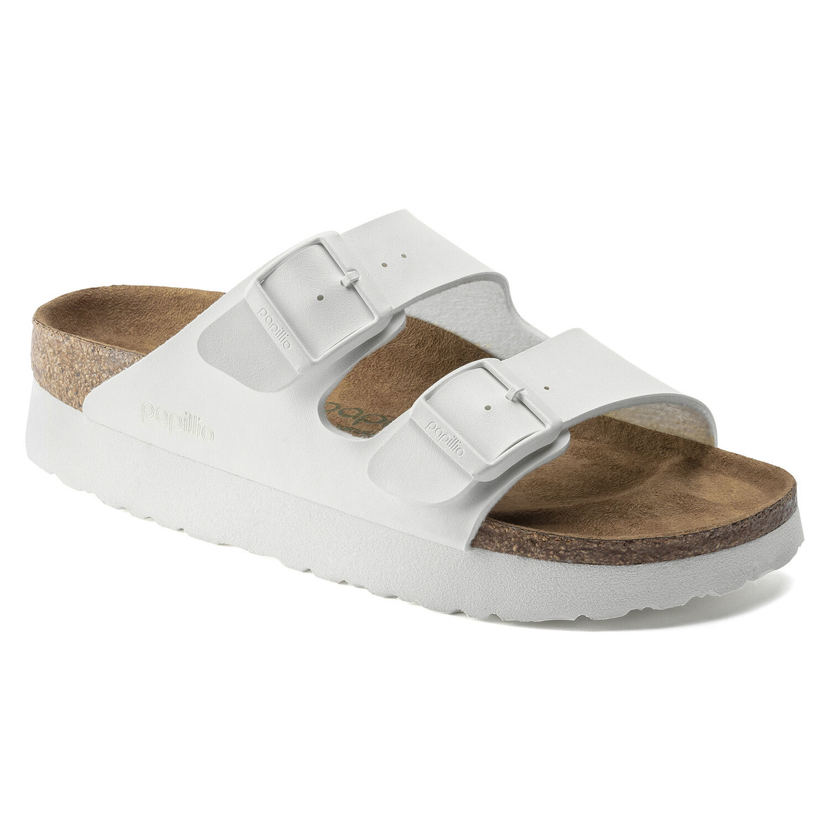 

Шлепанцы ортопедические Arizona Papillio PLATFORM Белый цвет, Birkenstock (39)