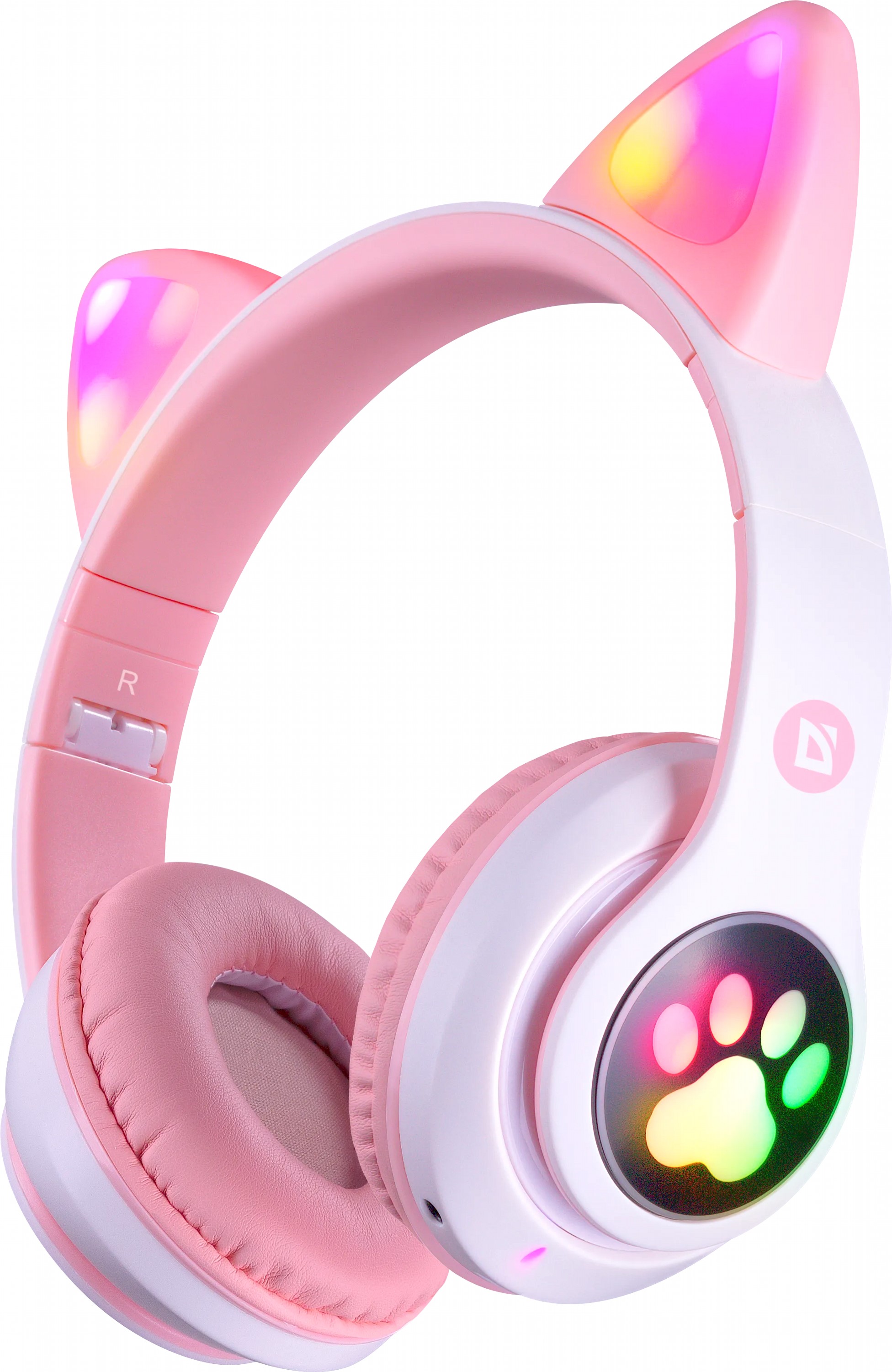 Наушники Defender FreeMotion B585 Pink LED Bluetooth (4745090820041 ...