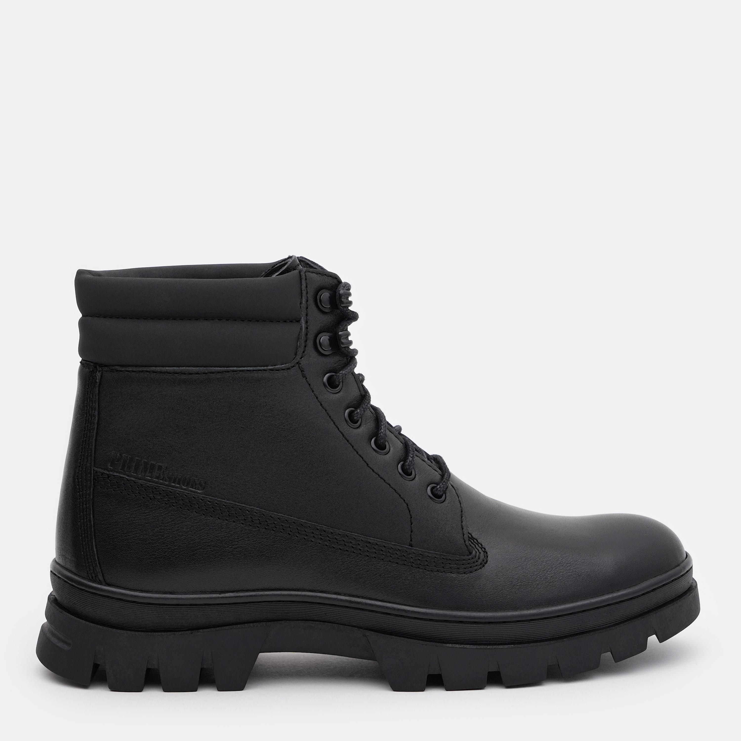 Акція на Чоловічі зимові черевики високі Prime Shoes 700 Black Leather 16-700-30118 40 26.5 Чорні від Rozetka
