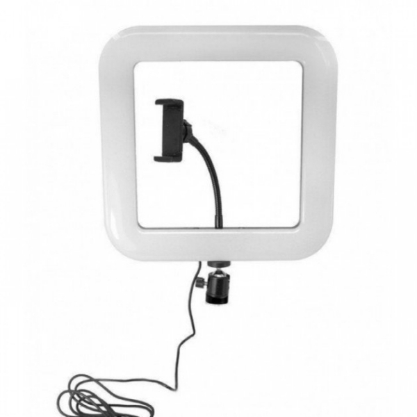 

Квадратная LED Селфи лампа для профессиональной и домашней съемки D35 + 3 крепления