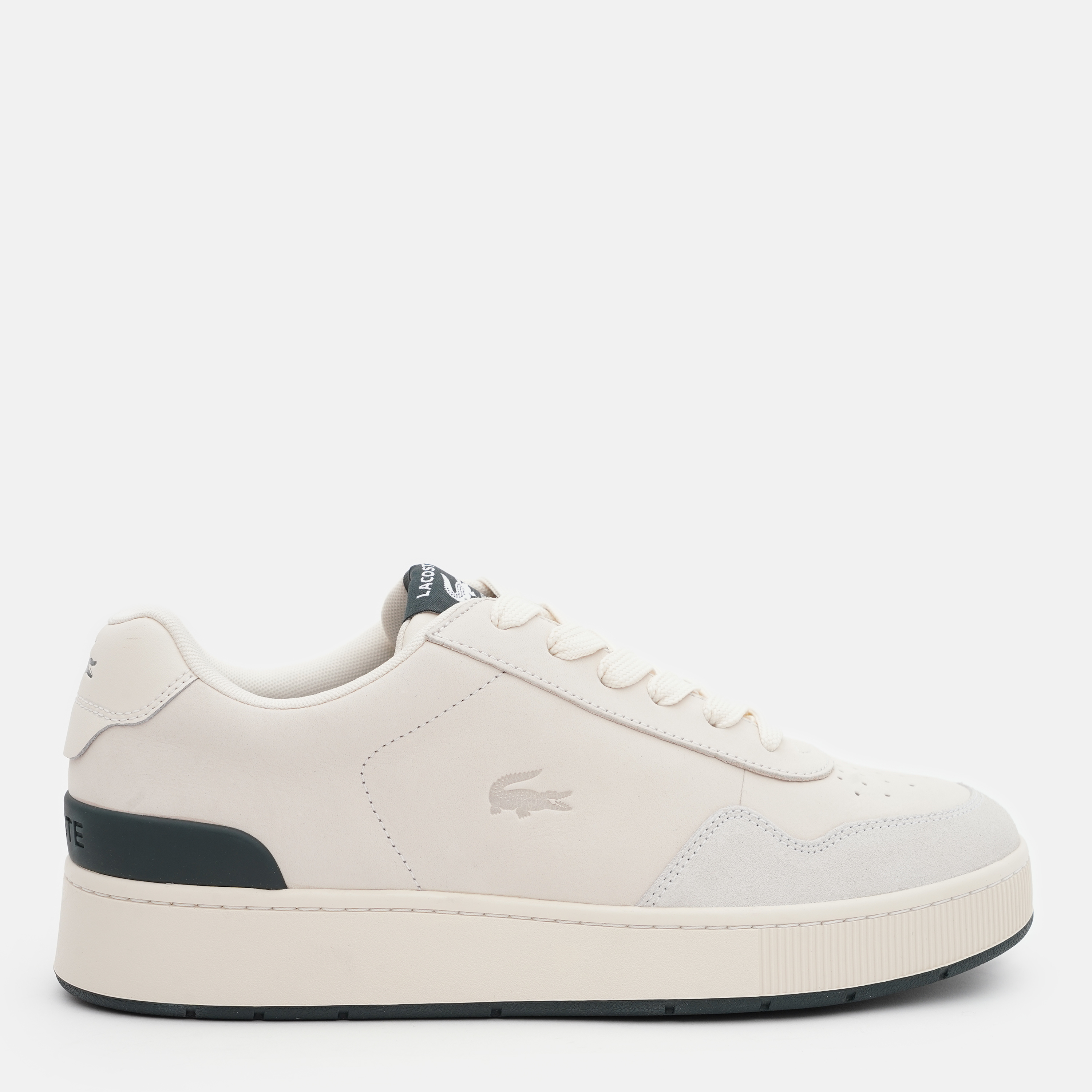 Акція на Чоловічі кросівки Lacoste ACE CLIP 746SMA0108-1Y5 42 (T8) 25.8 см OFF WHT/DK GRN від Rozetka