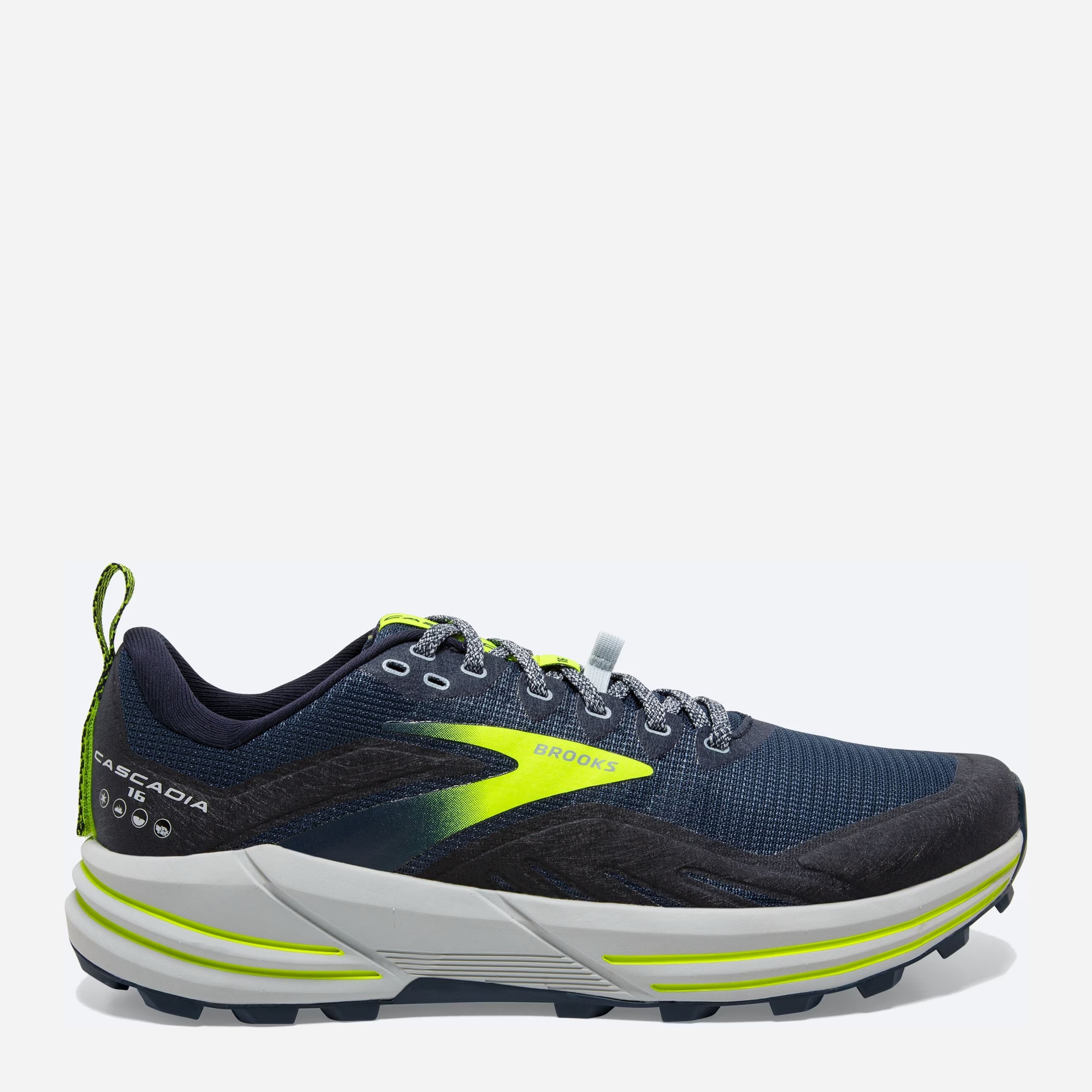 Акція на Чоловічі кросівки для бігу Brooks Cascadia 16 1103761D-411 (10US) 44 Темно-сині від Rozetka