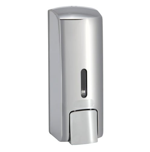 Дозатор для жидкого мыла Bemeta Hotel пластик хром 121209142 – фото ...