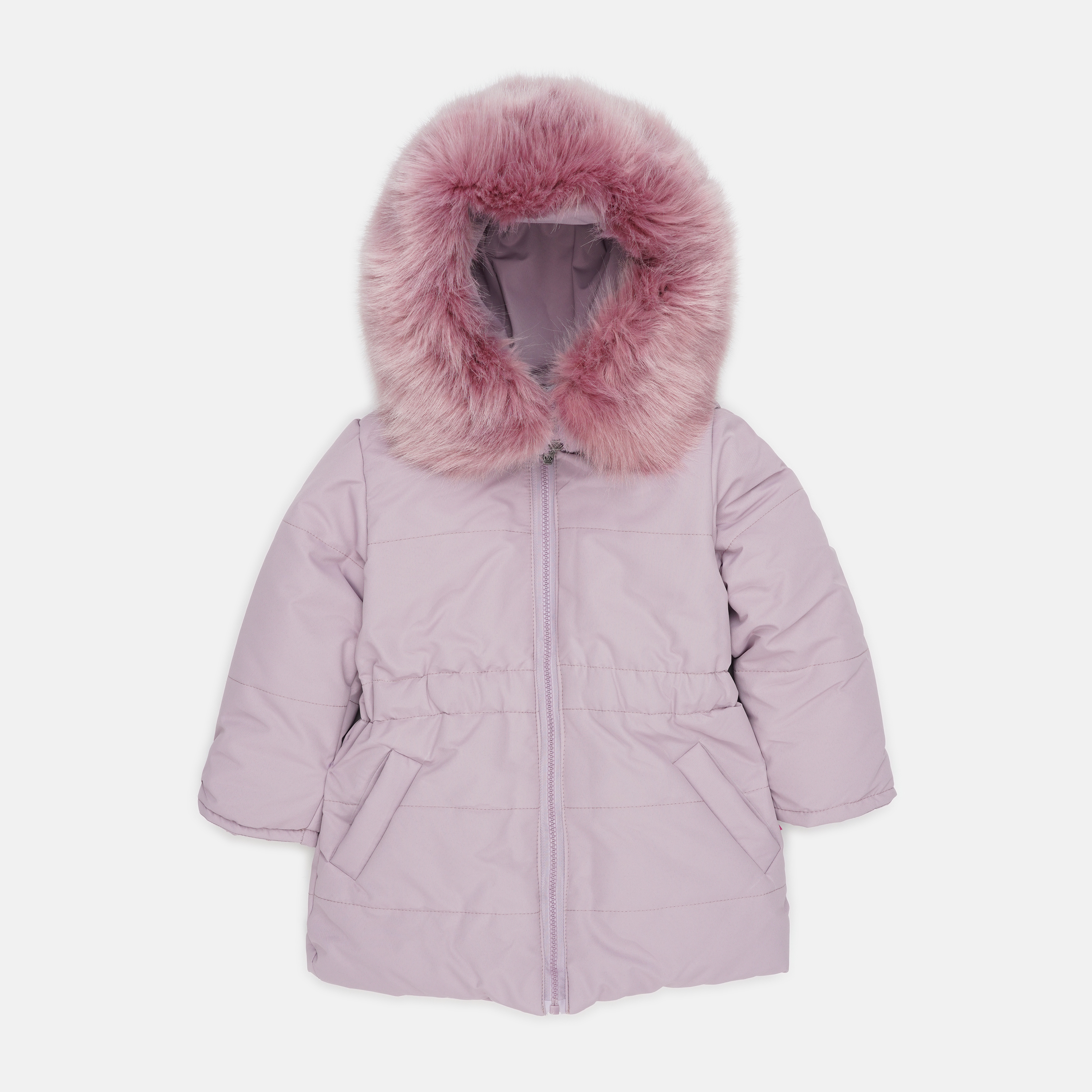 Акція на Дитяча зимова куртка для дівчинки Одягайко 20515 98 см Рожева від Rozetka