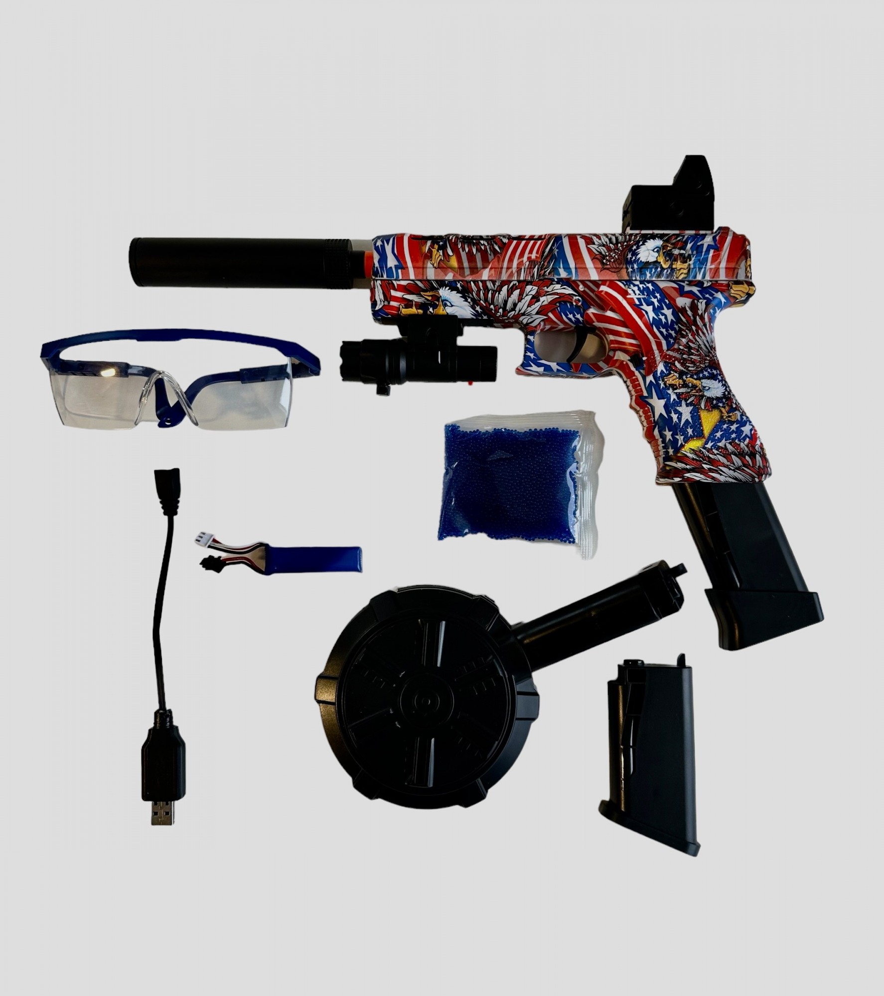 Carabine / pistolet pour billes gel Kruzzel 20449