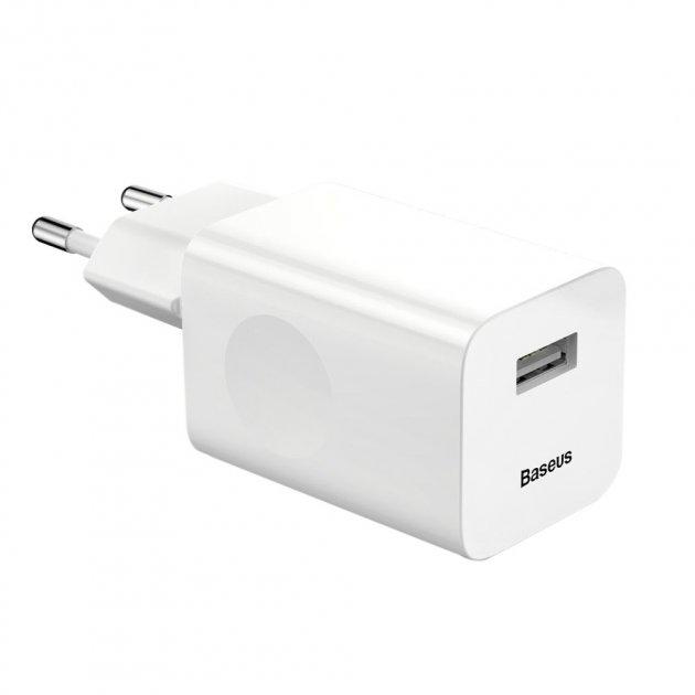 Сетевое зарядное устройство Baseus Wall Charger QC 3.0 (білий) – фото ...