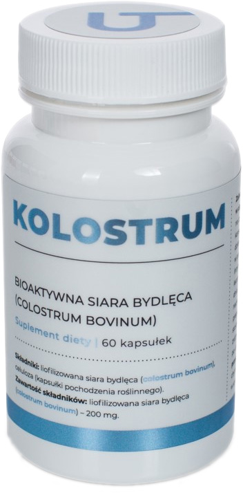 Фото - Вітаміни й мінерали Suplement diety Visanto Kolostrum 200 mg 60 kapsułek 