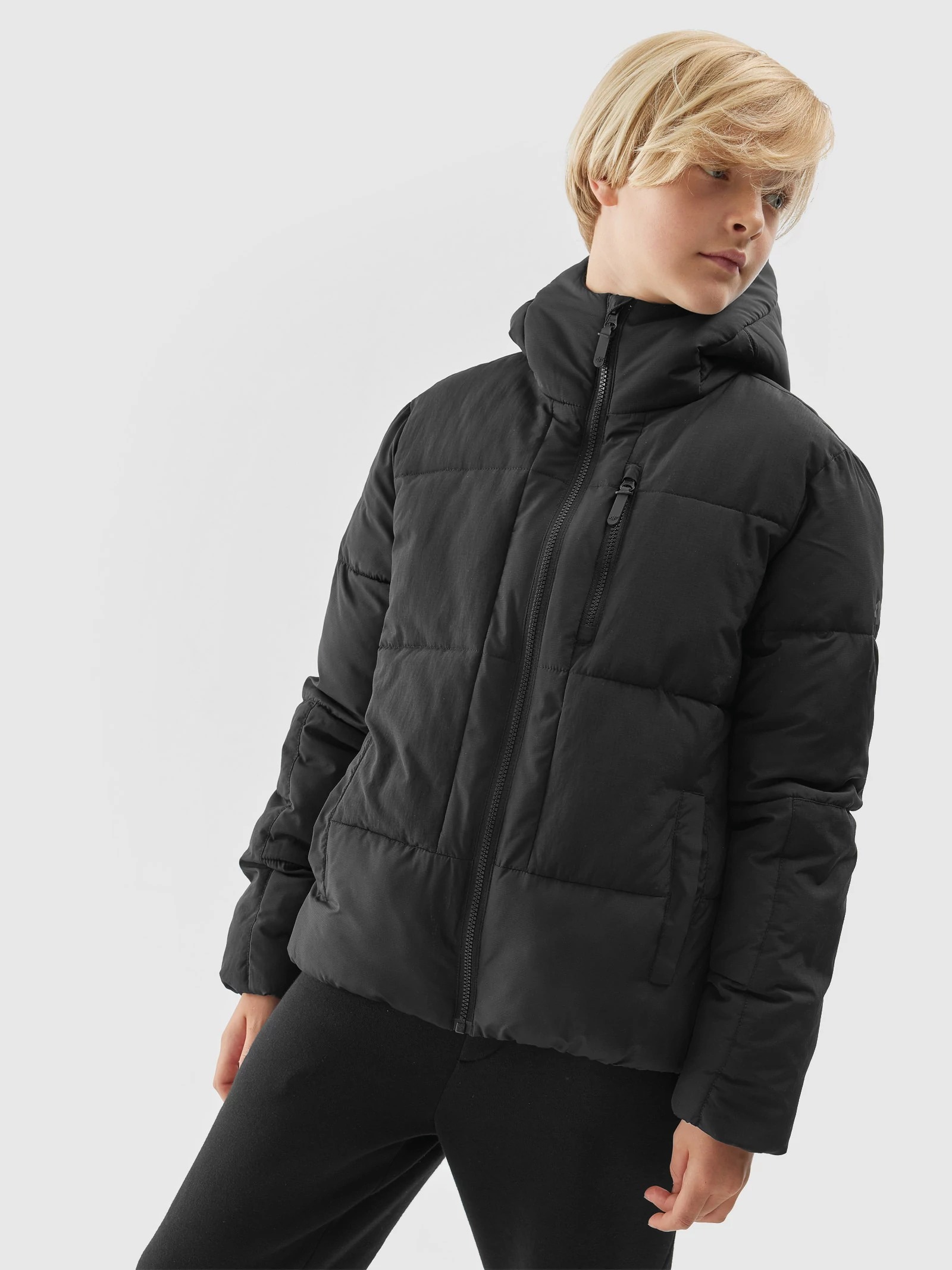 Акція на Підліткова зимова куртка для хлопчика 4F 4FJAW23TDJAM276-21S 164 см від Rozetka
