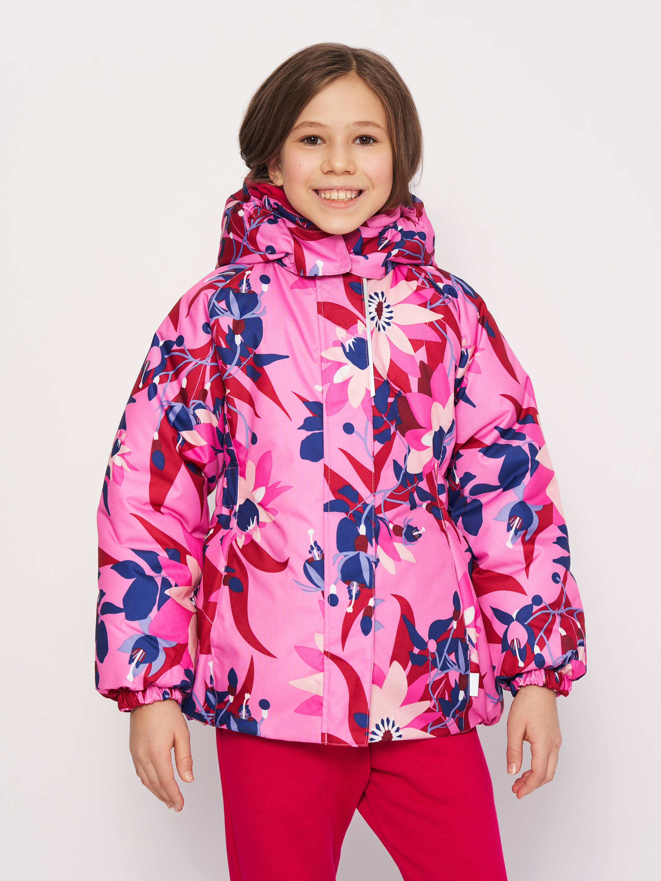 Акція на Дитяча зимова термо куртка для дівчинки Lassie by Reima Maike 7100024A-4161 92 см від Rozetka