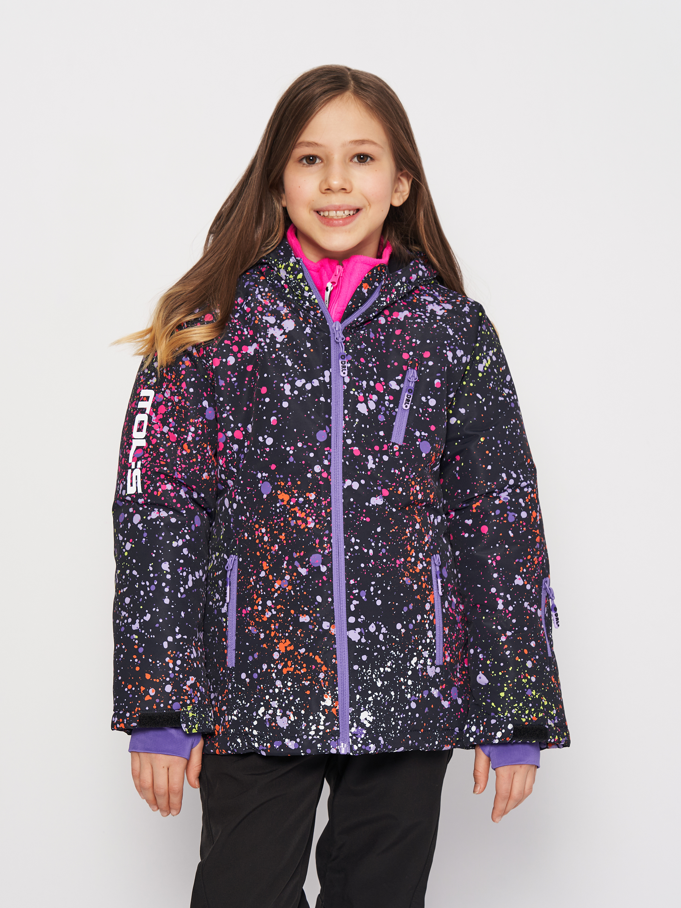 Акция на Дитяча зимова лижна куртка для дівчинки Coccodrillo Snowboard Girl ZC3152102SNG-022 134 см Різнокольорова от Rozetka