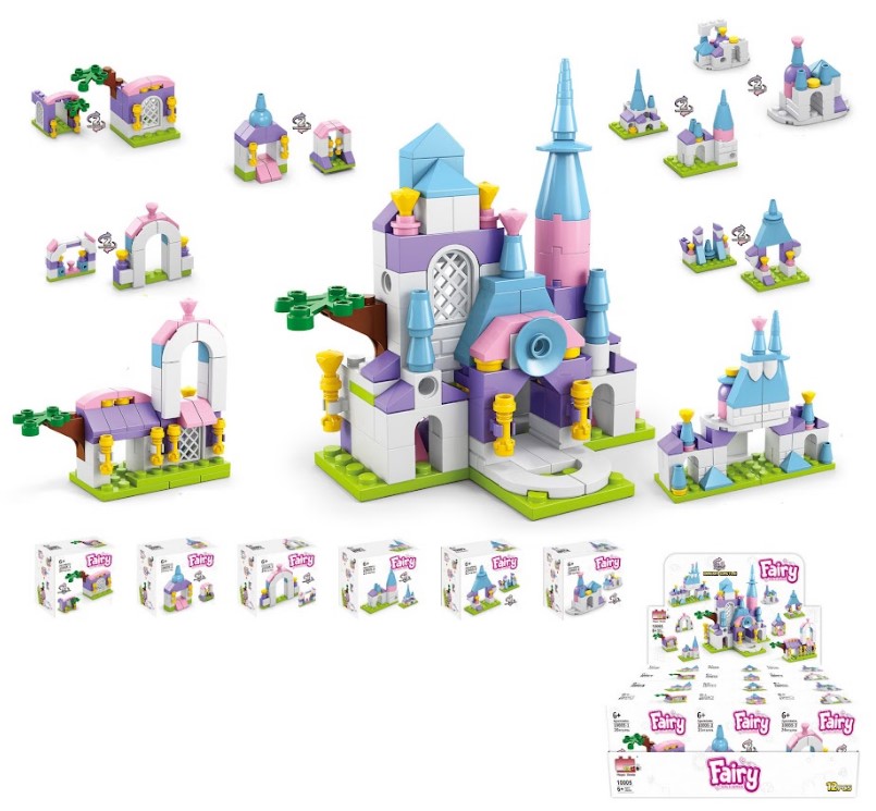 Конструктор DIY Toys Казковий Замок в асортименті, CJ-3992897 (6896099 ...