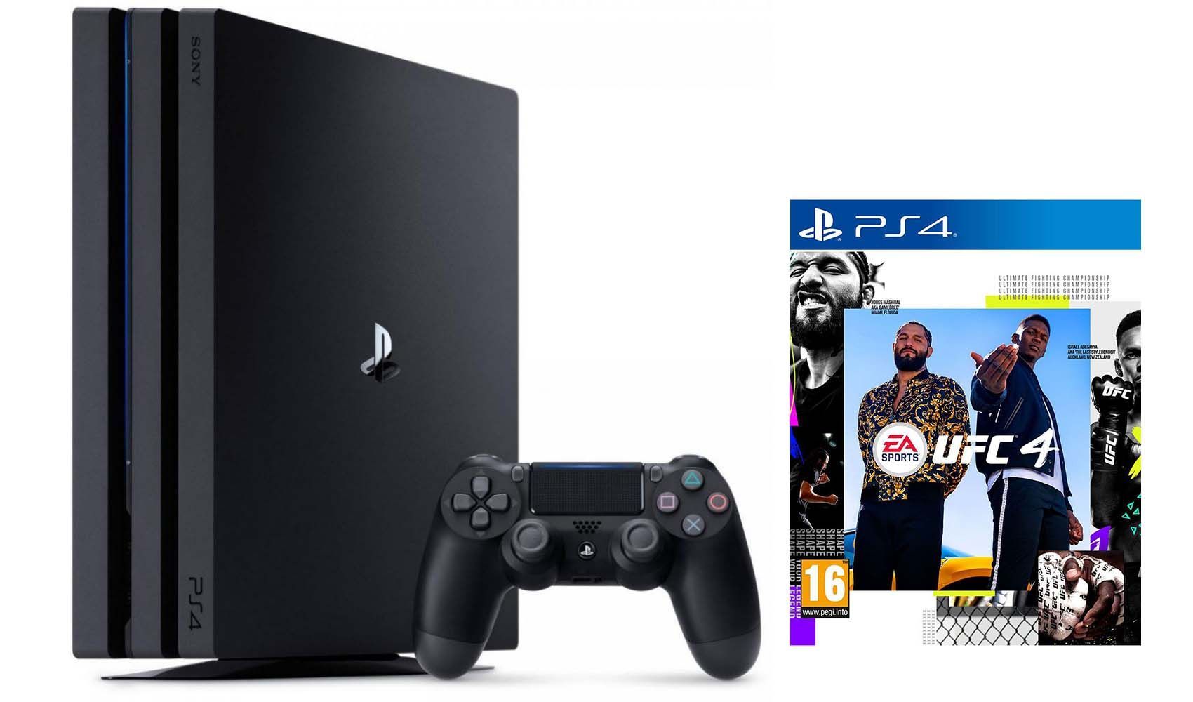 Стационарная игровая приставка Sony PlayStation 4 Pro (PS4 Pro) + UFC 4 –  фото, отзывы, характеристики в интернет-магазине ROZETKA от продавца:  GameSales | Купить в Украине: Киеве, Харькове, Днепре, Одессе, Запорожье,  Львове