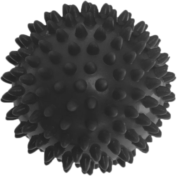 Мяч для массажа и МФР EasyFit EF-1063-BK массажный мячик PVC жесткий 7. ...