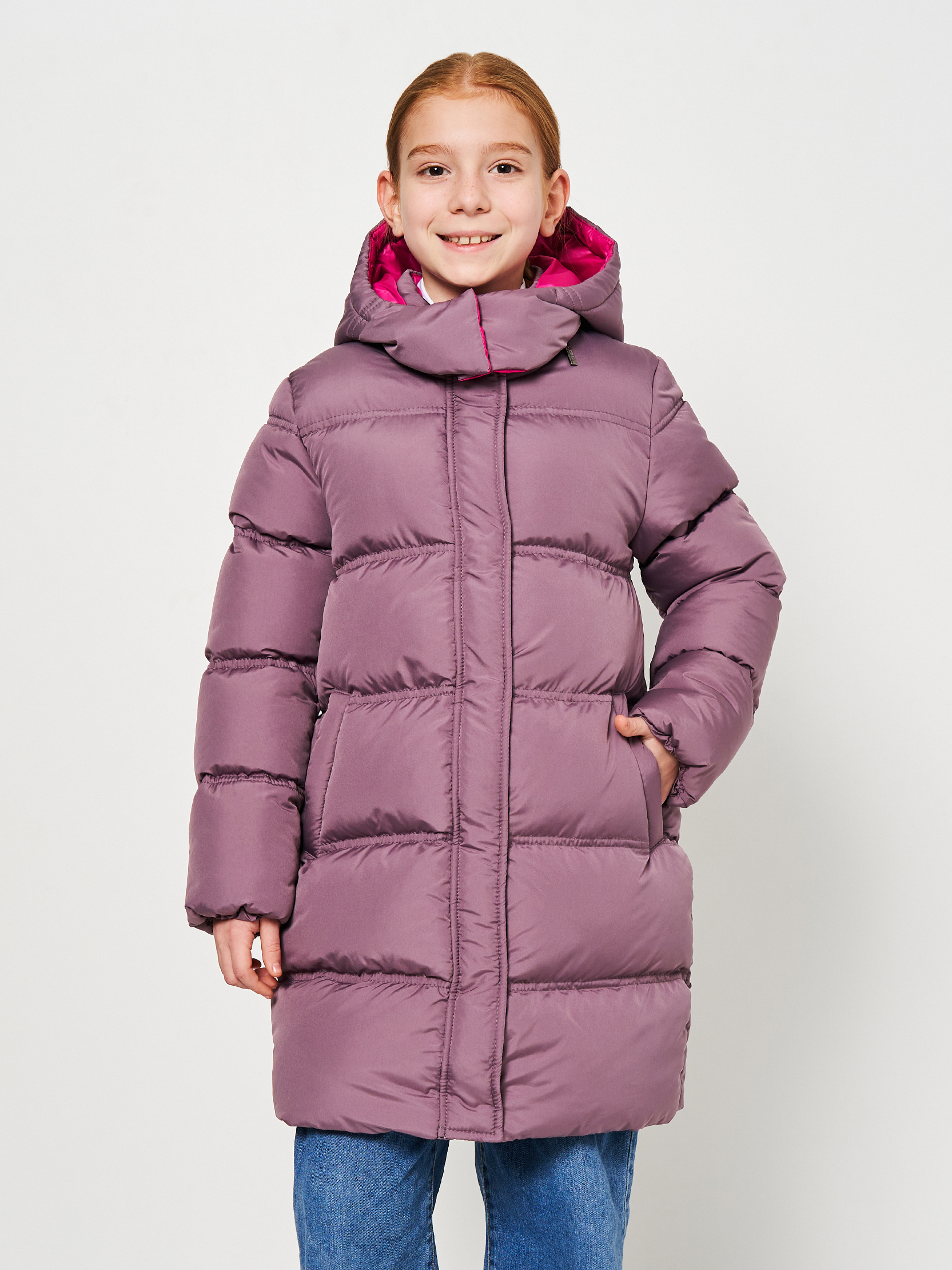 Акція на Дитяче зимове пальто для дівчинки Nui Very Милинда Г0000026491 116 см Кавове №850 від Rozetka