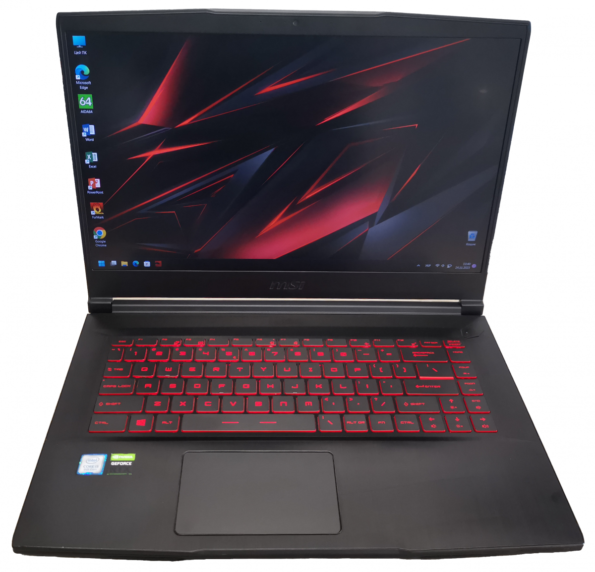 Ігровий ноутбук MSI MS-16W1 i5-9300H 16Gb 512SSD RTX2060-6GB Б/В – фото ...