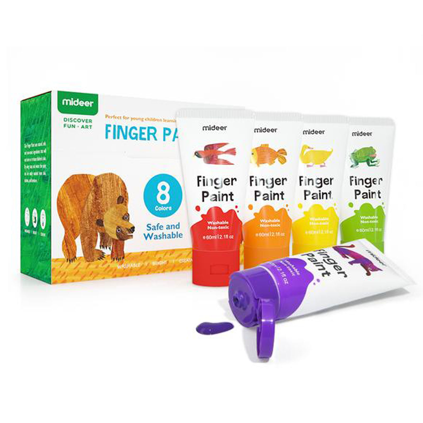 

Набор пальчиковых красок "Первые рисунки" Mideer Toys MD4110