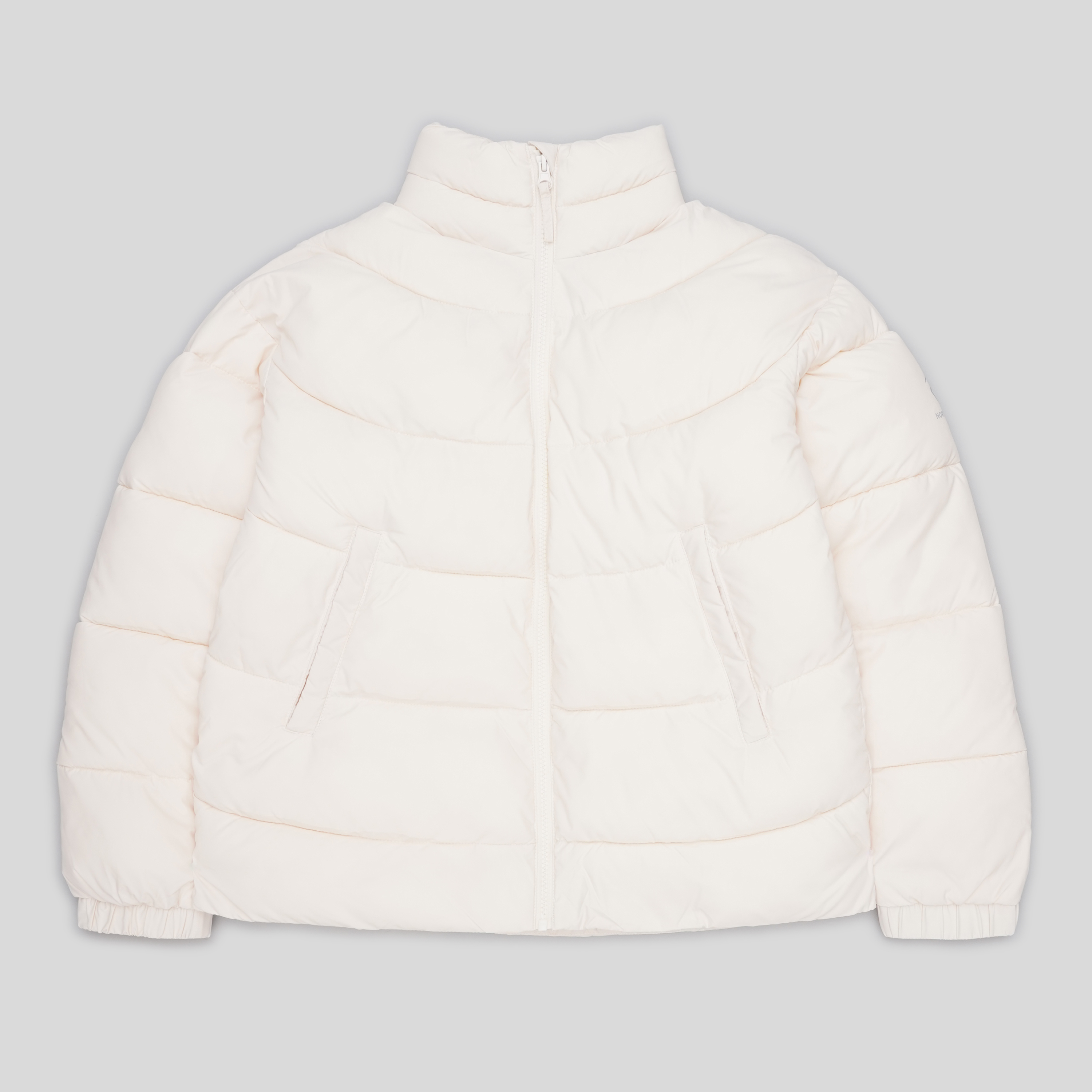 Акція на Підліткова зимова куртка для дівчинки Northland Girls' Jacket 121284-01 146-152 см Кремова від Rozetka