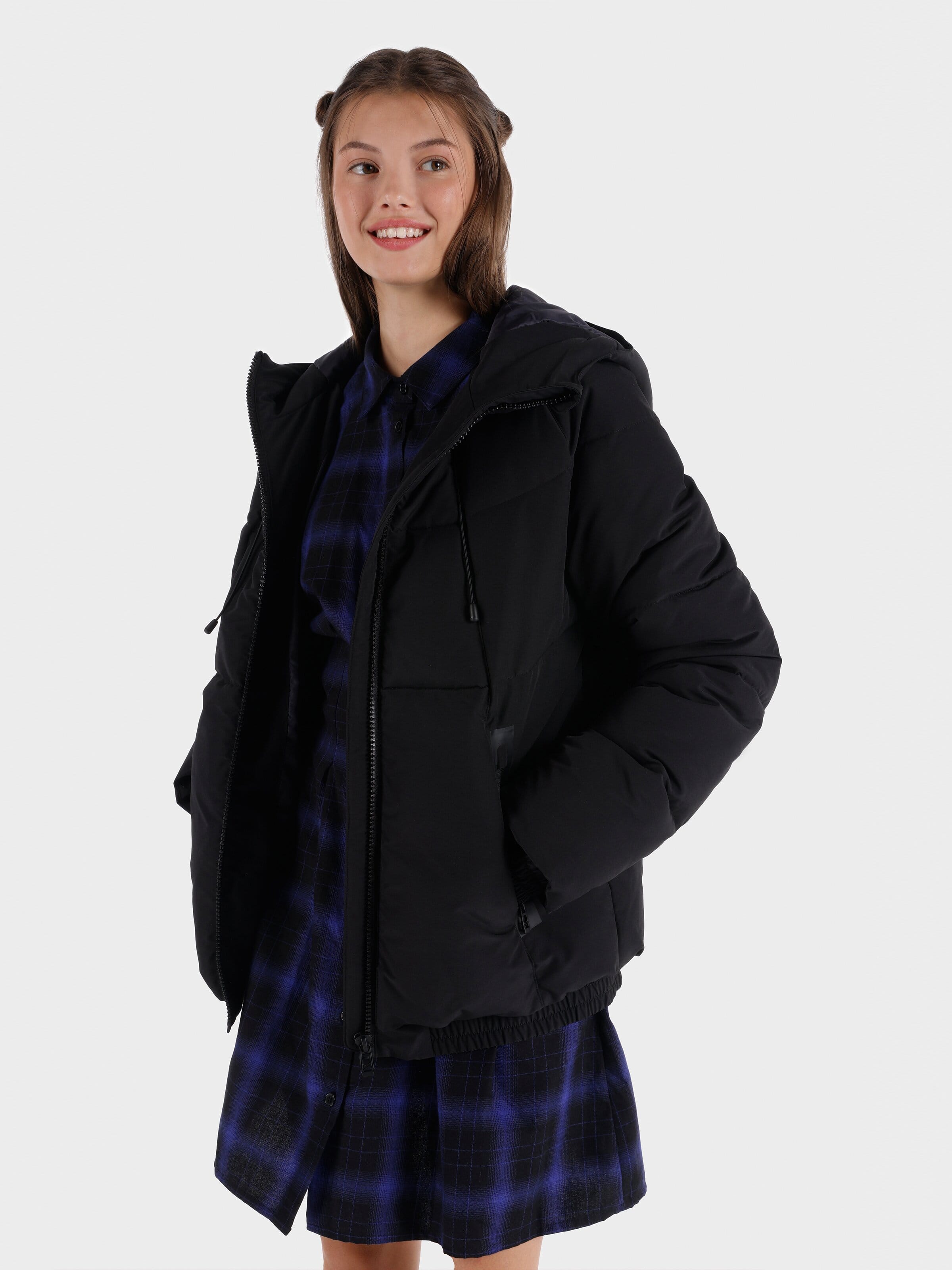Акція на Куртка зимова жіноча Colin's CL1065776 XS Black від Rozetka