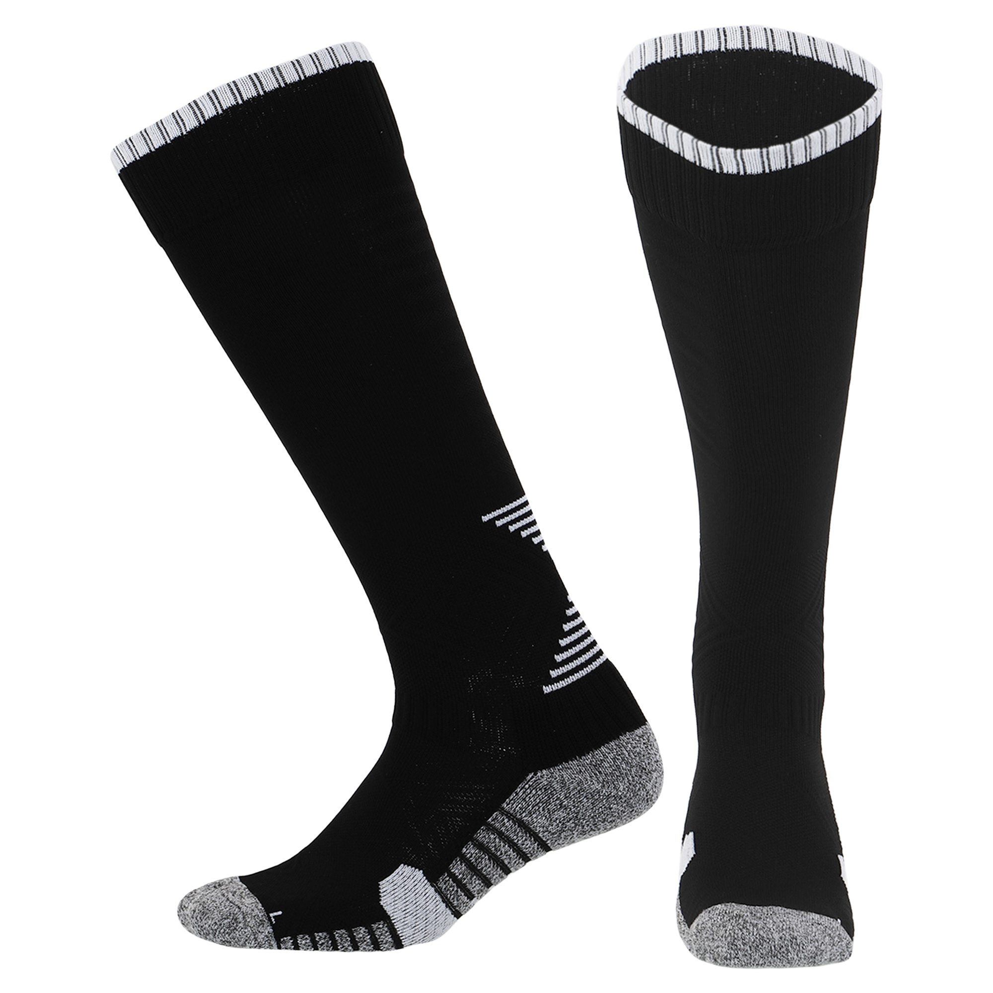 Гетры футбольные MJM661 SPOINT для подростков р.M/34-38/18см black ...