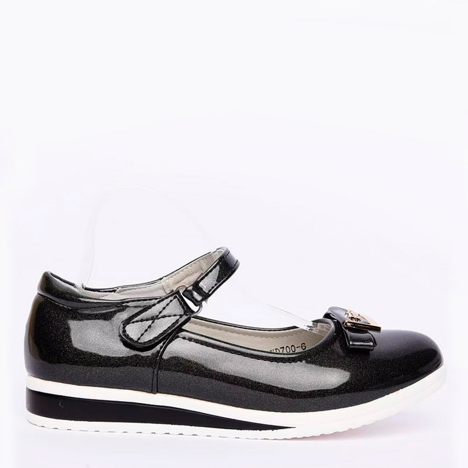 Акція на Підліткові туфлі для дівчинки W.Niko PVM-150011-Black 37 Чорні від Rozetka