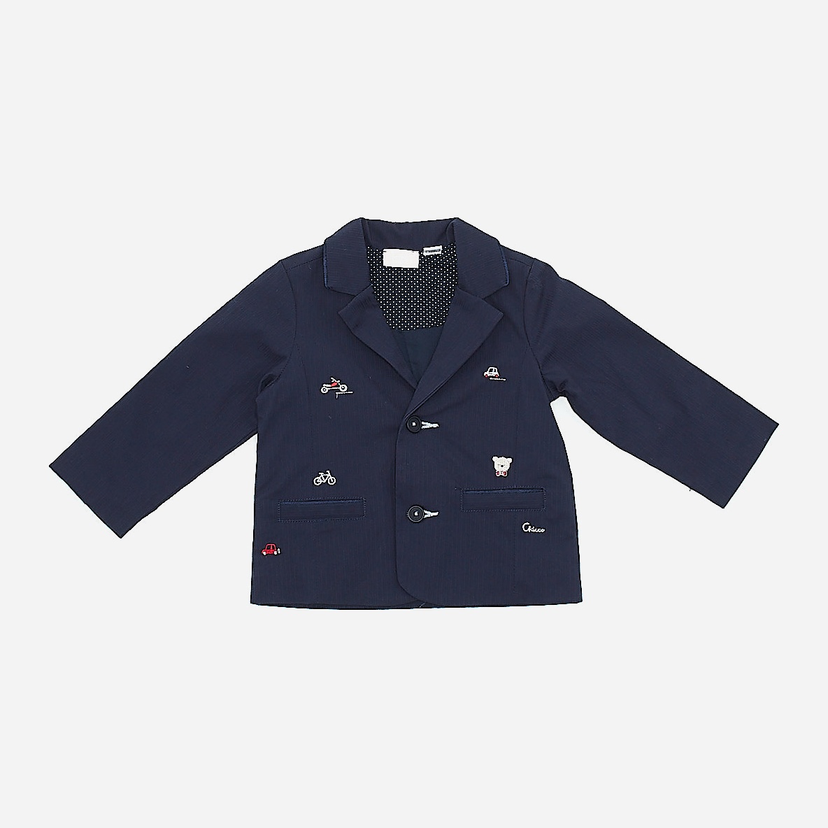 Пиджак детский Chicco XAZ380942BMFK 86 см Темно-синий (DD8000007090051 ...