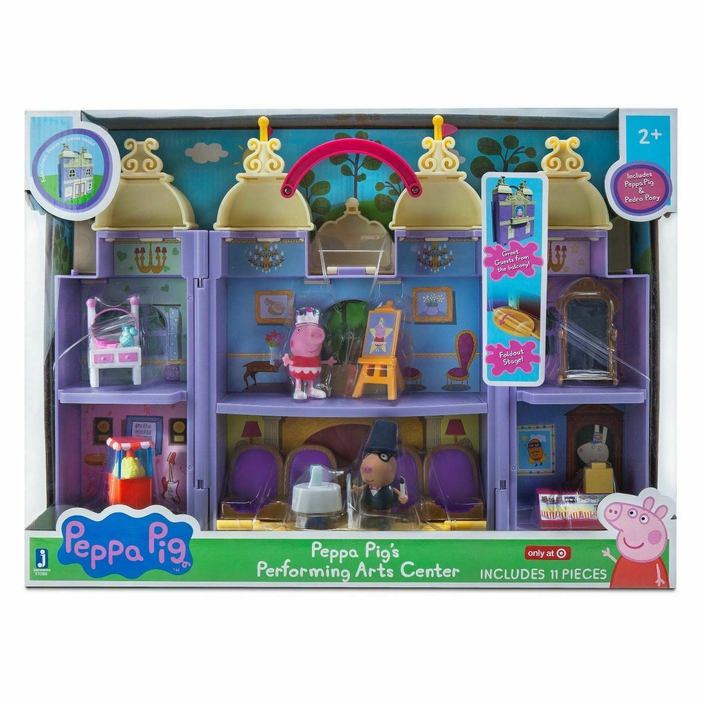 Peppa pig performance cheap center playset