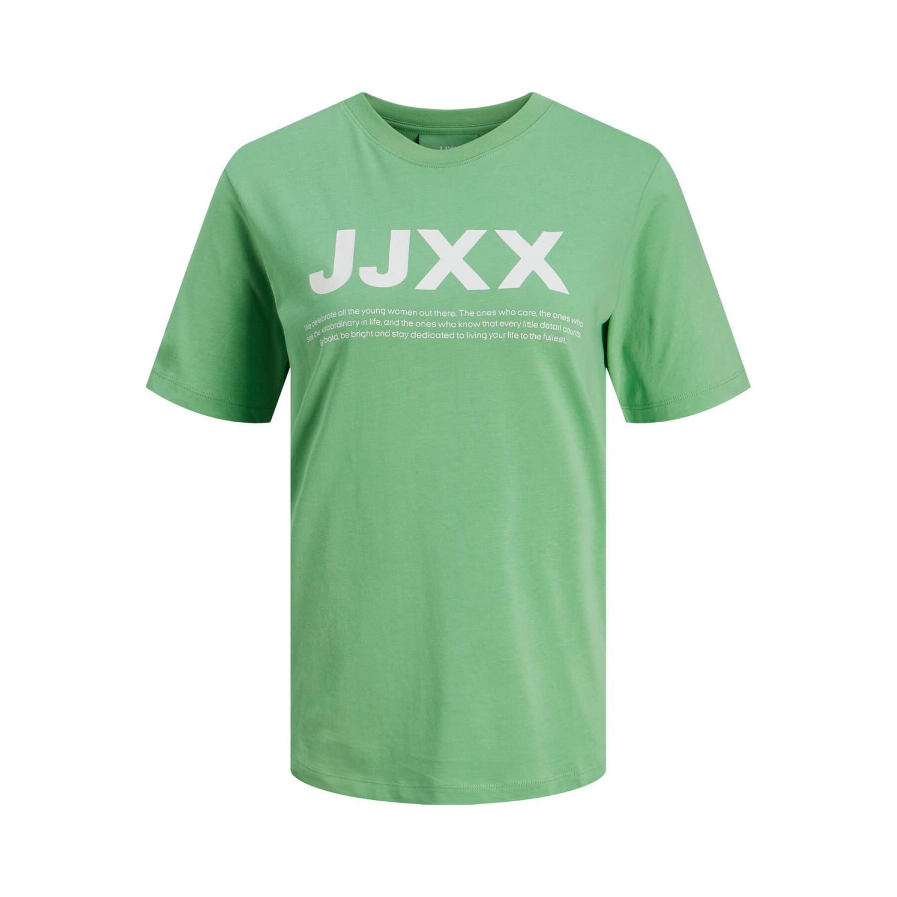 Акция на Футболка жіноча JJXX 12218837_green XL Зелена от Rozetka