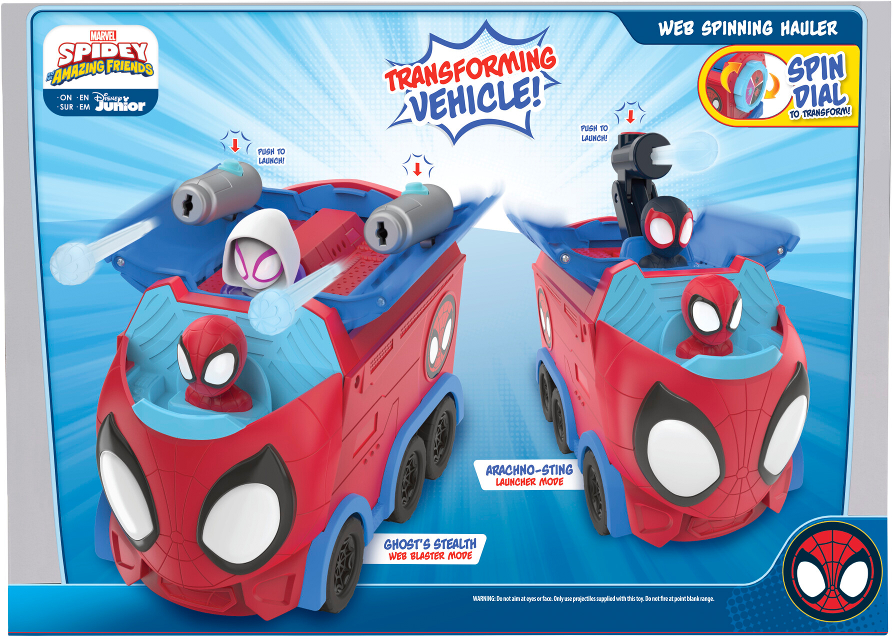 Машинка Spidey Deluxe Feature Vehicle Web Spinning Hauler Паутинный тягач  (SNF0081) – фото, отзывы, характеристики в интернет-магазине ROZETKA |  Купить в Украине: Киеве, Харькове, Днепре, Одессе, Запорожье, Львове