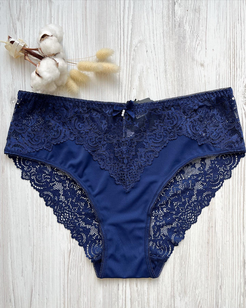 Трусы женские с кружевом Coeur Joie, 54 - 3XL, микрофибра, красивые, на ...
