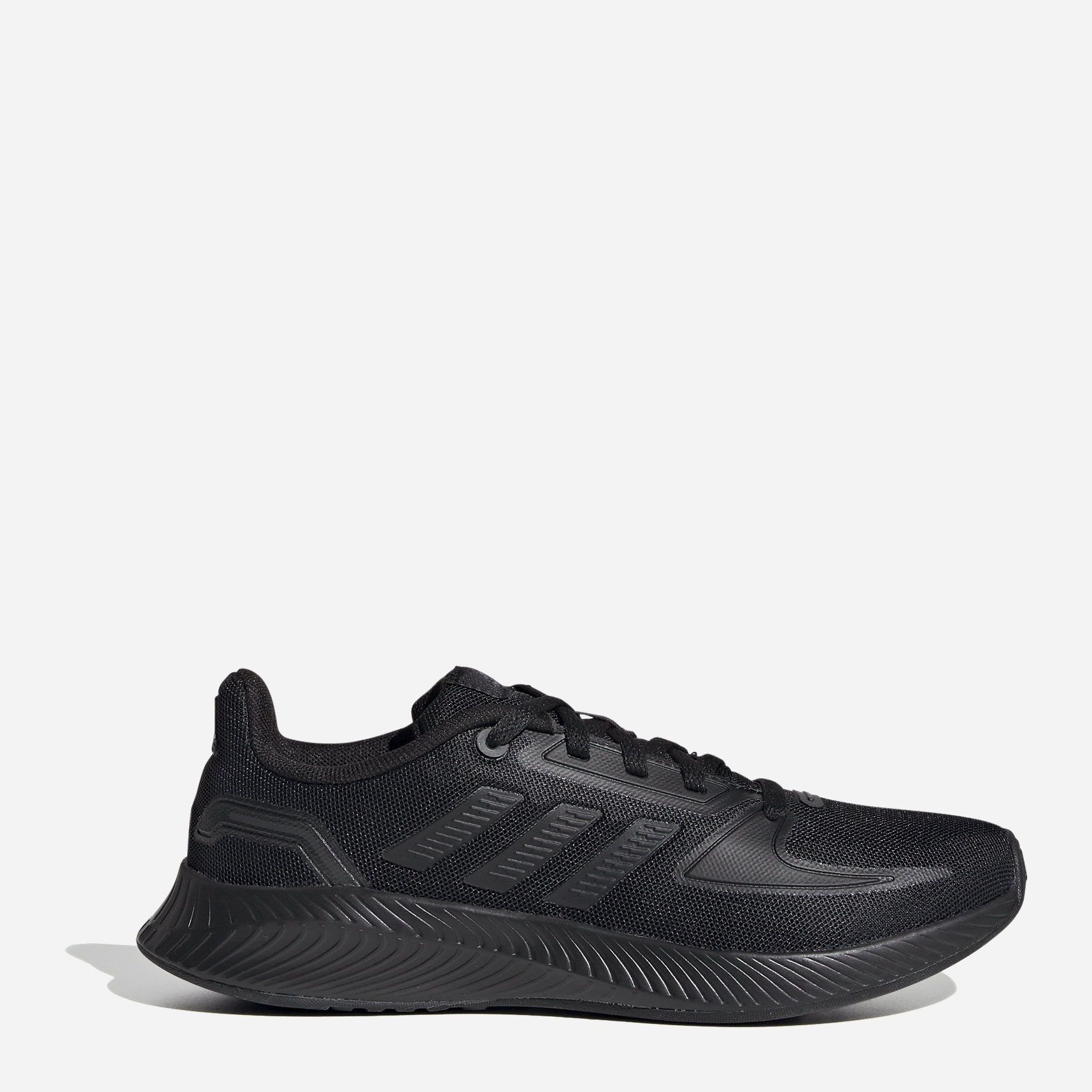Акція на Підліткові кросівки для хлопчика Adidas Runfalcon 2.0 K FY9494 38.5 (5.5UK) Чорні від Rozetka