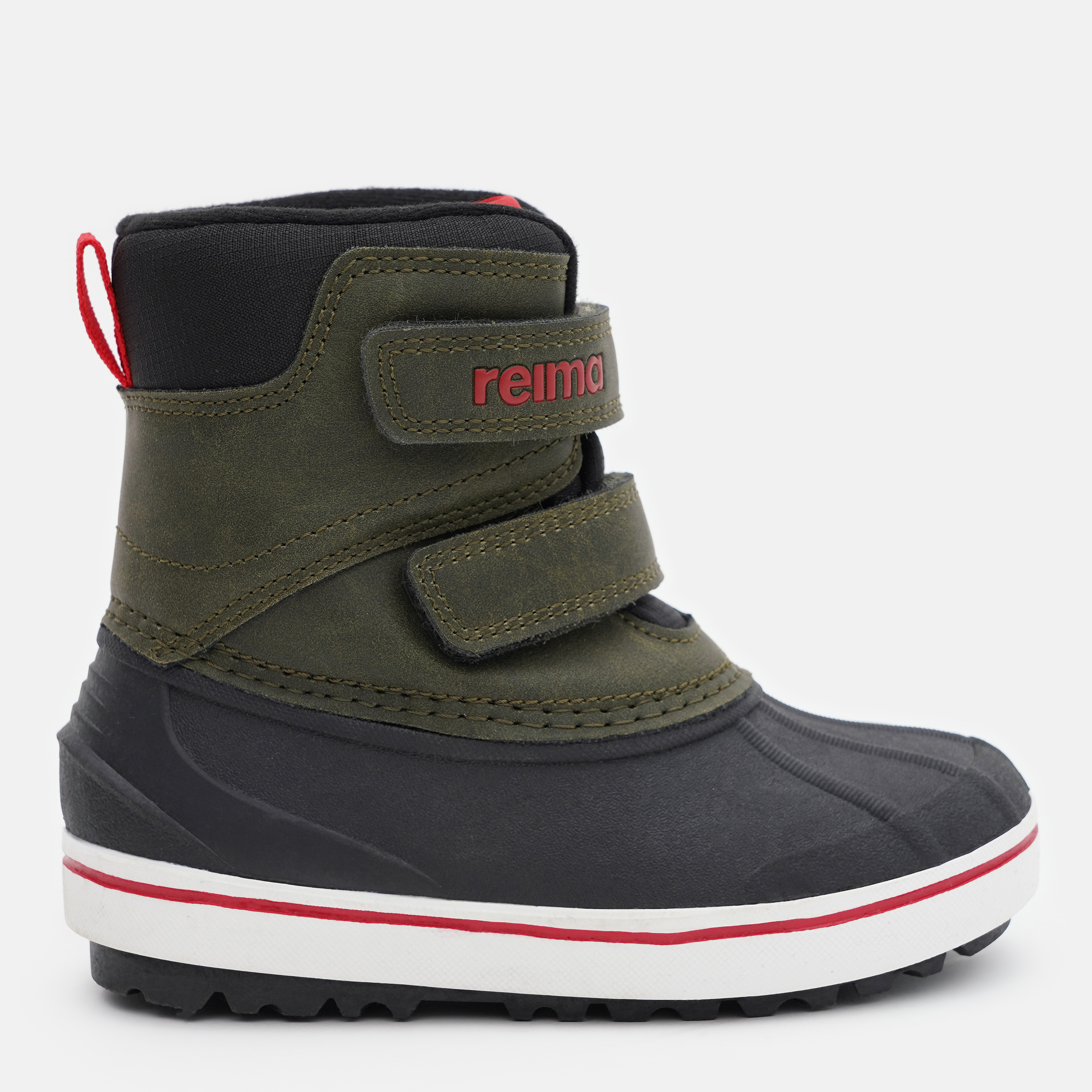 Акция на Дитячі зимові черевики для хлопчика Reima Coconi 5400027A-8930 26/27 Темно-зелені от Rozetka